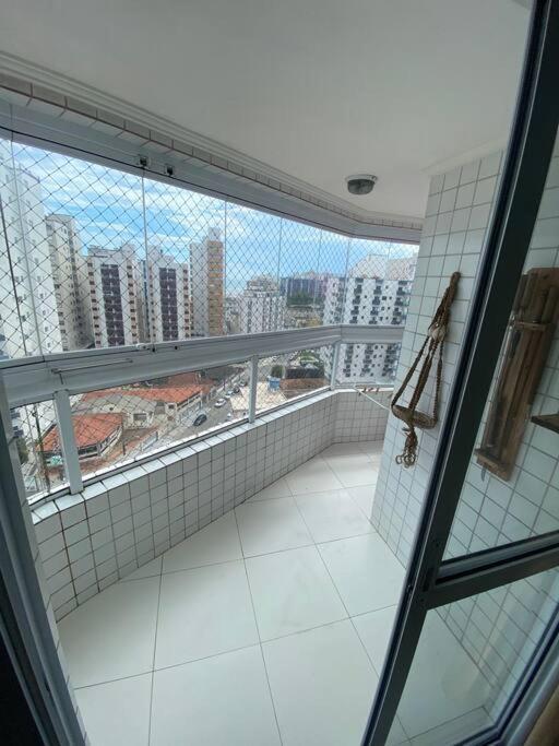 Apartamento 2 Dormitorios E Sacada Gourmet Frente Ao Mar Praia Grande  Kültér fotó