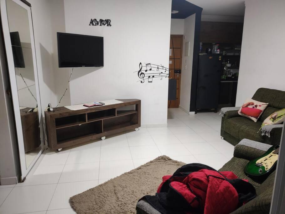 Apartamento 2 Dormitorios E Sacada Gourmet Frente Ao Mar Praia Grande  Kültér fotó