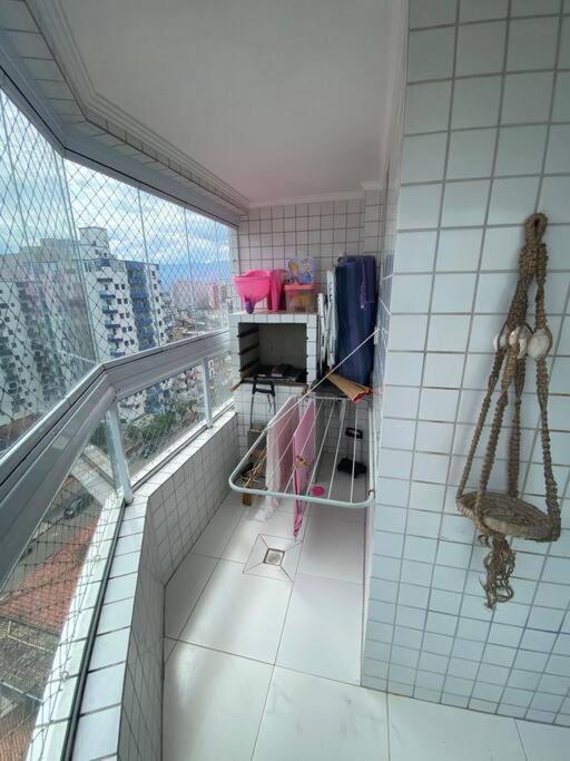 Apartamento 2 Dormitorios E Sacada Gourmet Frente Ao Mar Praia Grande  Kültér fotó