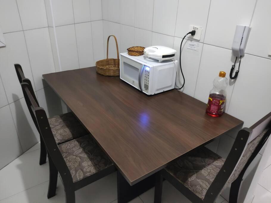 Apartamento 2 Dormitorios E Sacada Gourmet Frente Ao Mar Praia Grande  Kültér fotó