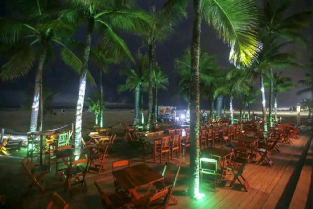 Apartamento 2 Dormitorios E Sacada Gourmet Frente Ao Mar Praia Grande  Kültér fotó